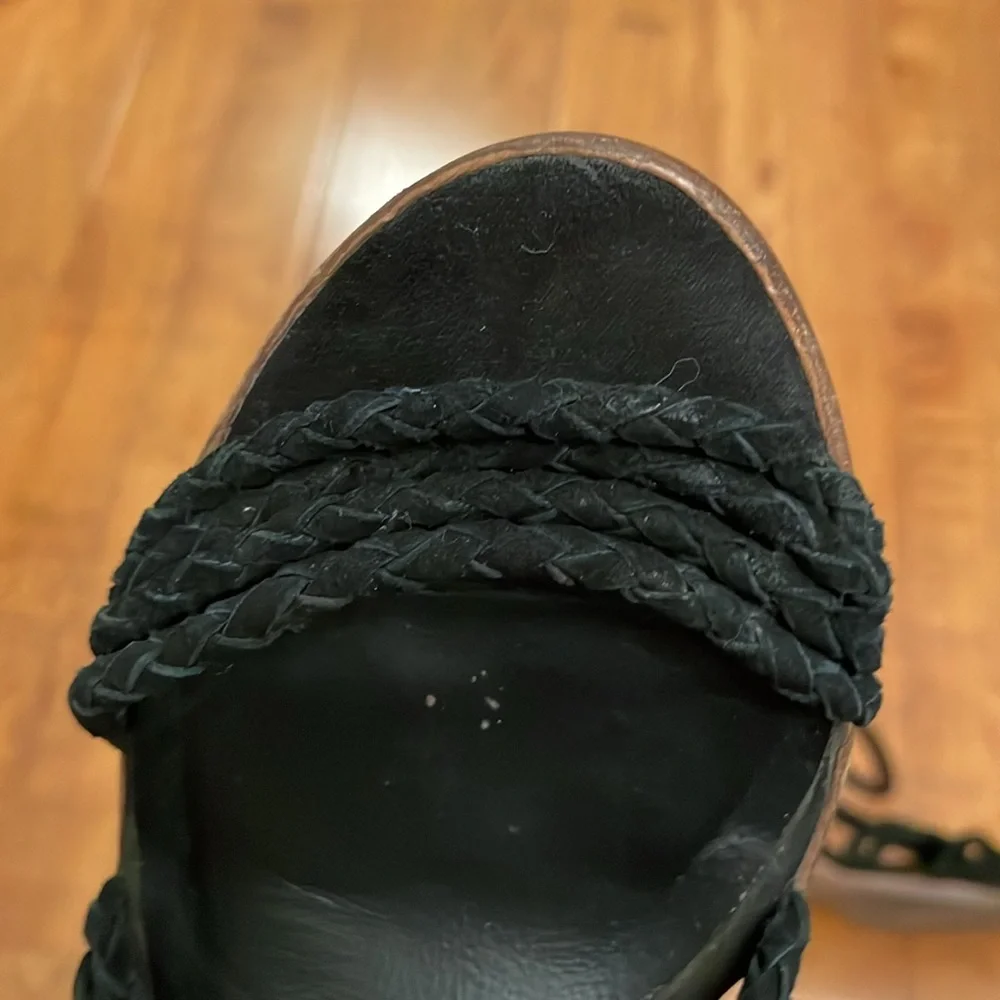 3 for $25! JOIE Banji Sandals Black Women’s Sz 37.5 / 7‎ - Picture 8 of 10